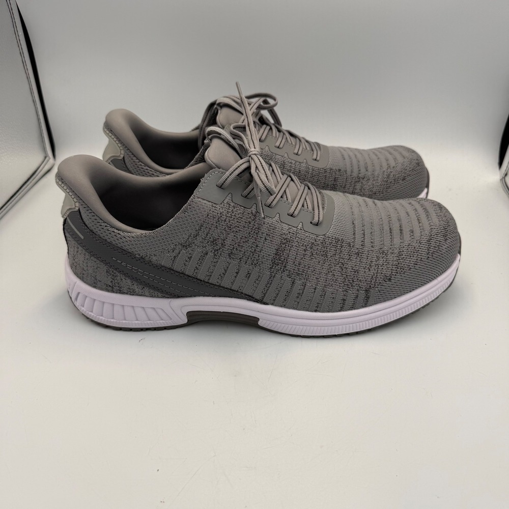 Orthofeet 20013 Lava Mens Grey Stretch Knit Athletic Shoes Sneakers 13 4E X-Wide